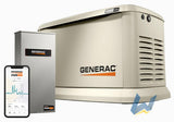24 kW Generac Guardian Series Home Standby Generator with SER 200-Amp Automatic Transfer Switch | 7210