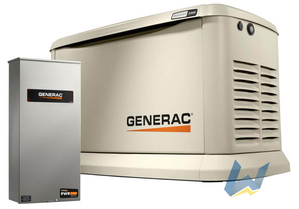 18 kW Generac Guardian Series Home Standby Generator with 200-Amp SE Rated Automatic Transfer Switch | 7228