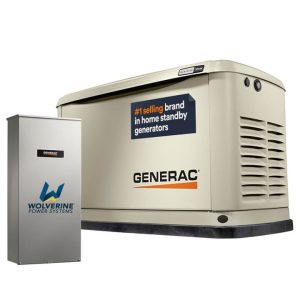 Generac home standby generator with Transfer Switch at Wolverine Power Systems of Michigan